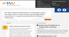 Desktop Screenshot of anv.nl